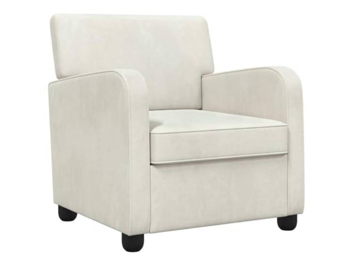 vidaXL Sessel Creme Samt