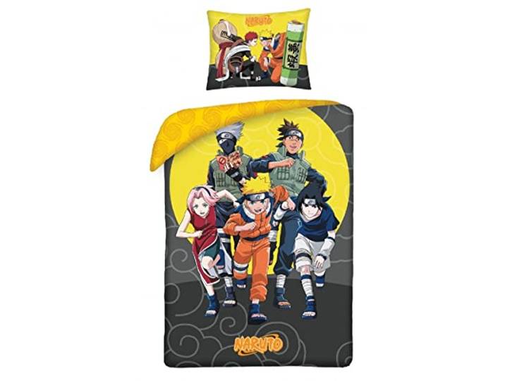 Naruto 5 Personages Kakashi Sasuke Sakura 1-Persoons Dekbedovertrek 140x200