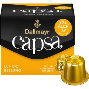 Dallmayr Kaffeekapseln Capsa Lungo Belluno, 39 Kapseln, für Nespresso