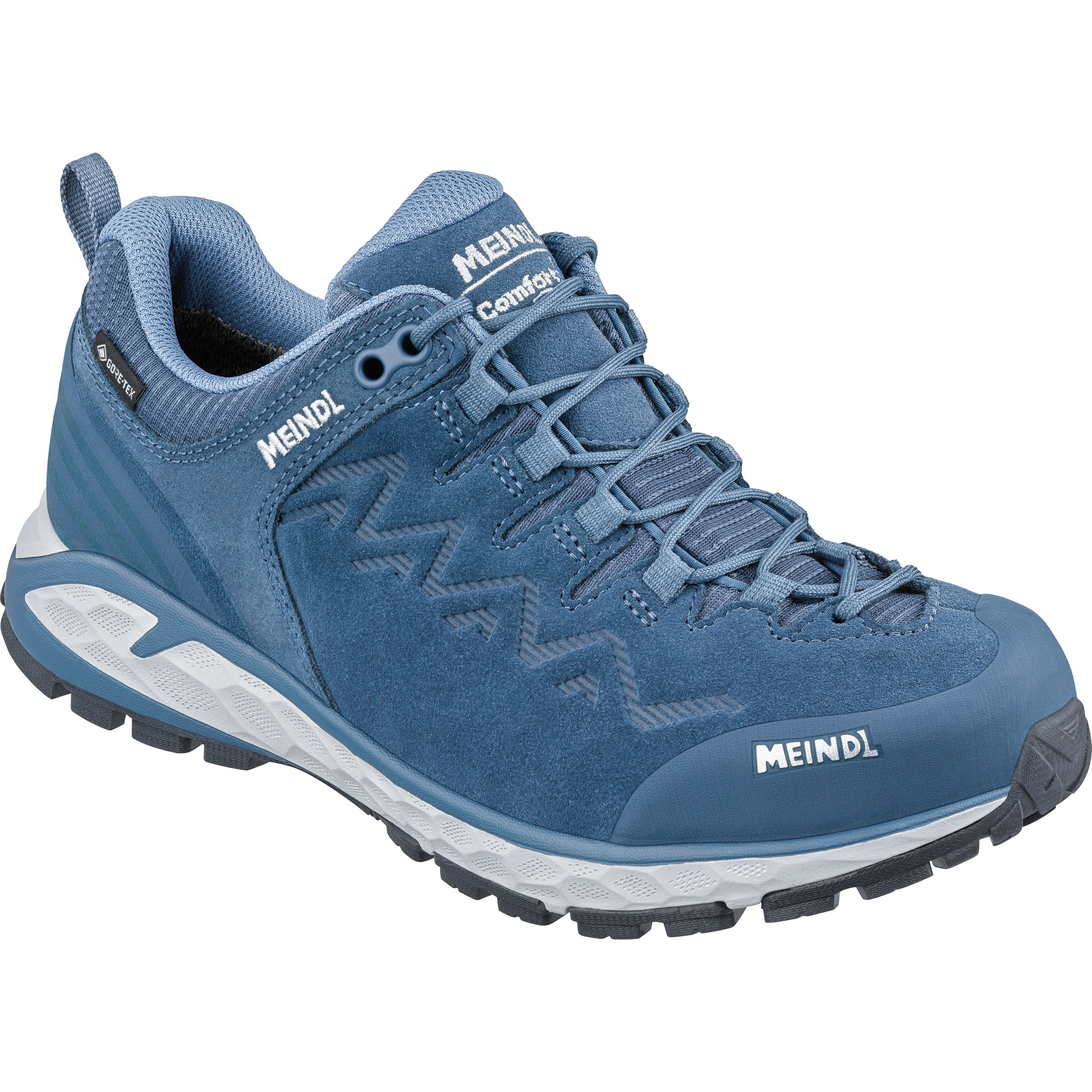Meindl Messina Walker GTX Damen Zustiegsschuhe blau Größe 39.5 Trekking Wasserdicht