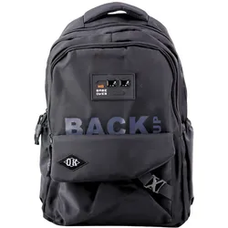 City Schulrucksack 6 Taschen Back Up Schwarz 23L 46cm