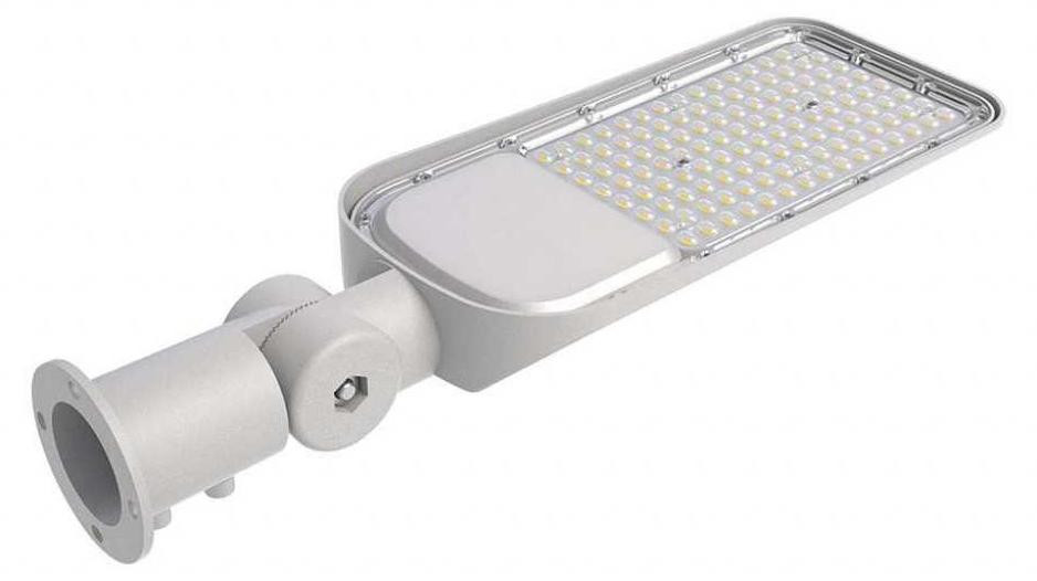 V-Tac VT-59ST 50W LED Straatlamp met Samsung Chip en Adaptor, 6500K Koud Wit