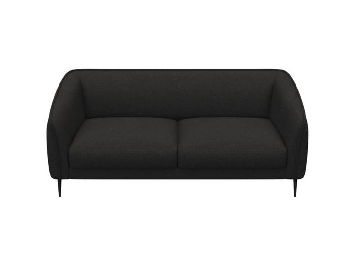 Stilvolles Sofa Fady Stoff Anthrazitgrau B 187.5 cm T 88.5 cm - Sofa