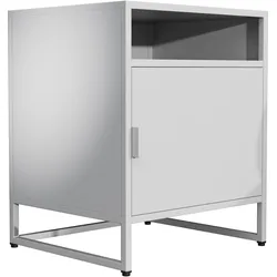 VCM, Nachttisch, Metall Nachttisch Beistelltisch Flokas L (45 x 40 x 55 cm)