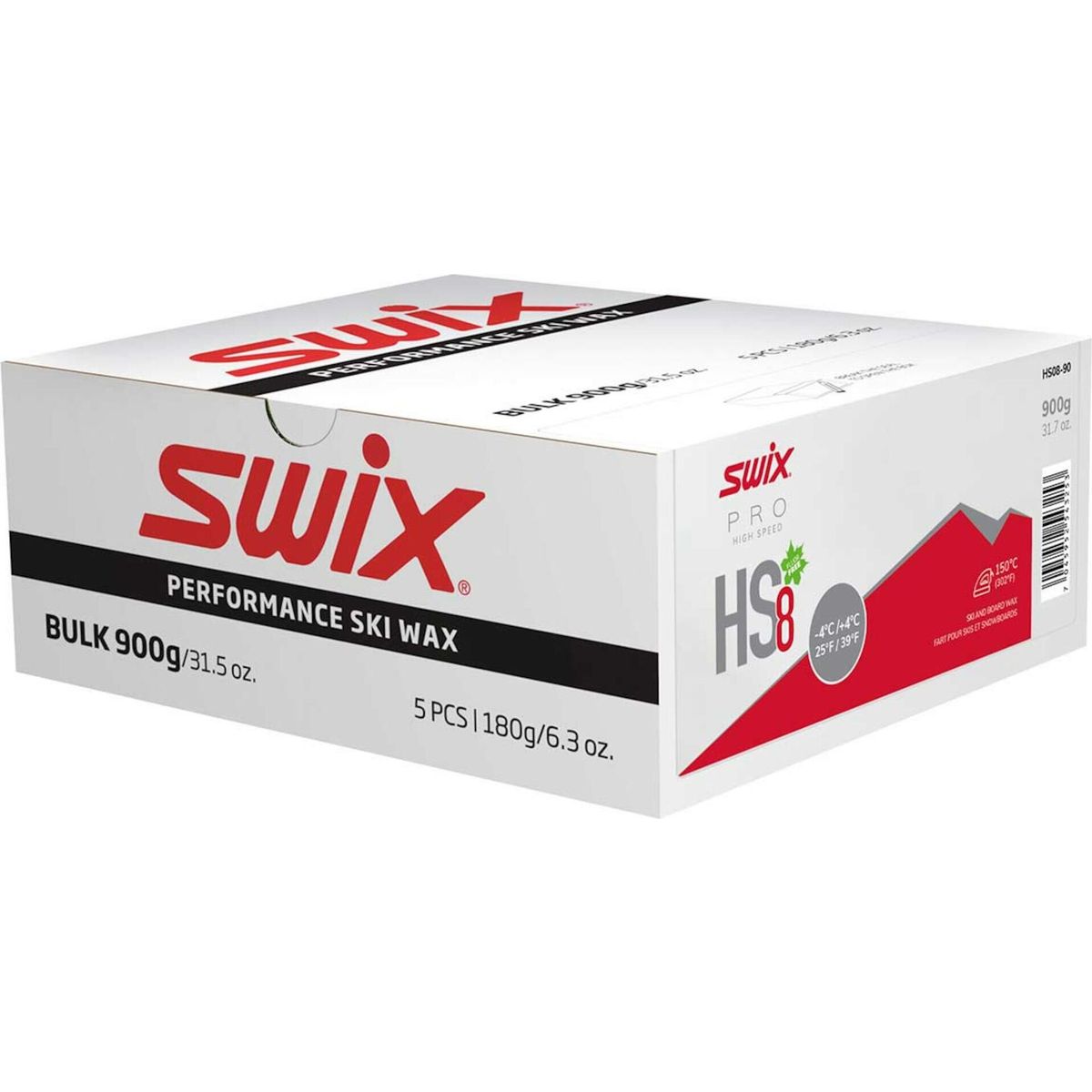 Swix HS8 Red, -4°C/+4°C, 900g neutral HS08-90