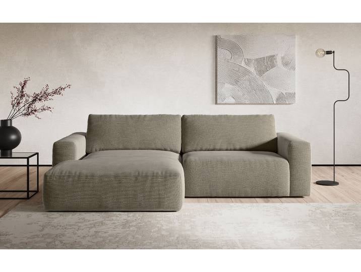 Ecksofa COTTA Lasso L-Form, B: 288 cm, XL Sofa, Top Modern , rabbit, B:288cm, Sofas, Ecksofa, XL Recamiere B:114 cm, bequeme Wellenunterfederung, viele Stoffe