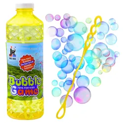Große Seifenblasenflüssigkeit mit Stab, 1 l, 1000 ml