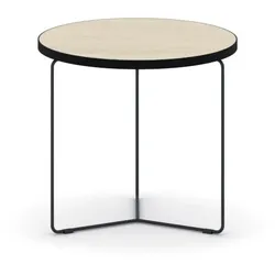 Runder Couchtisch TENDER, Durchmesser 50 cm, Höhe 48 cm, Eiche natur