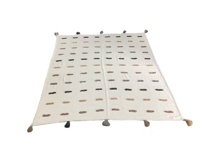 Wohndecke Lina Multi Baumwolle 150 x 200 cm - Wohndecke