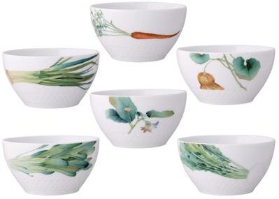 "Noritake Kyoka Shunsai Set of 6 Assorted Bowls, 4.25"", 12 oz."
