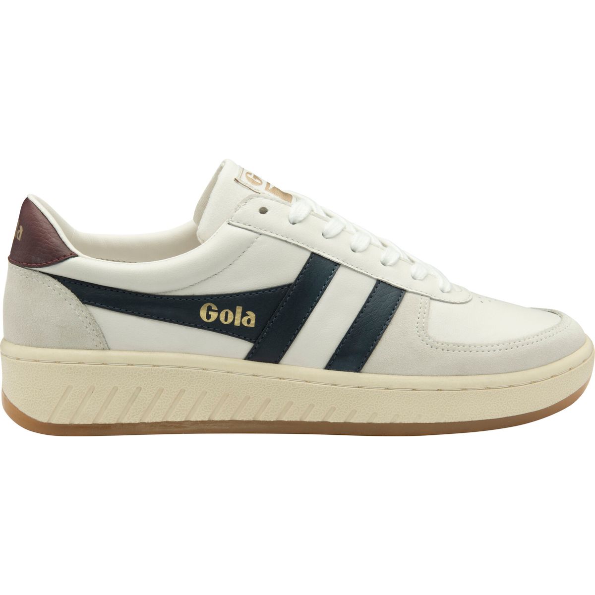 Gola Grandslam Classic Sneaker Men white/navy/burgundy (DE) 9 CMB117-DE-9-whitenavyburgundy