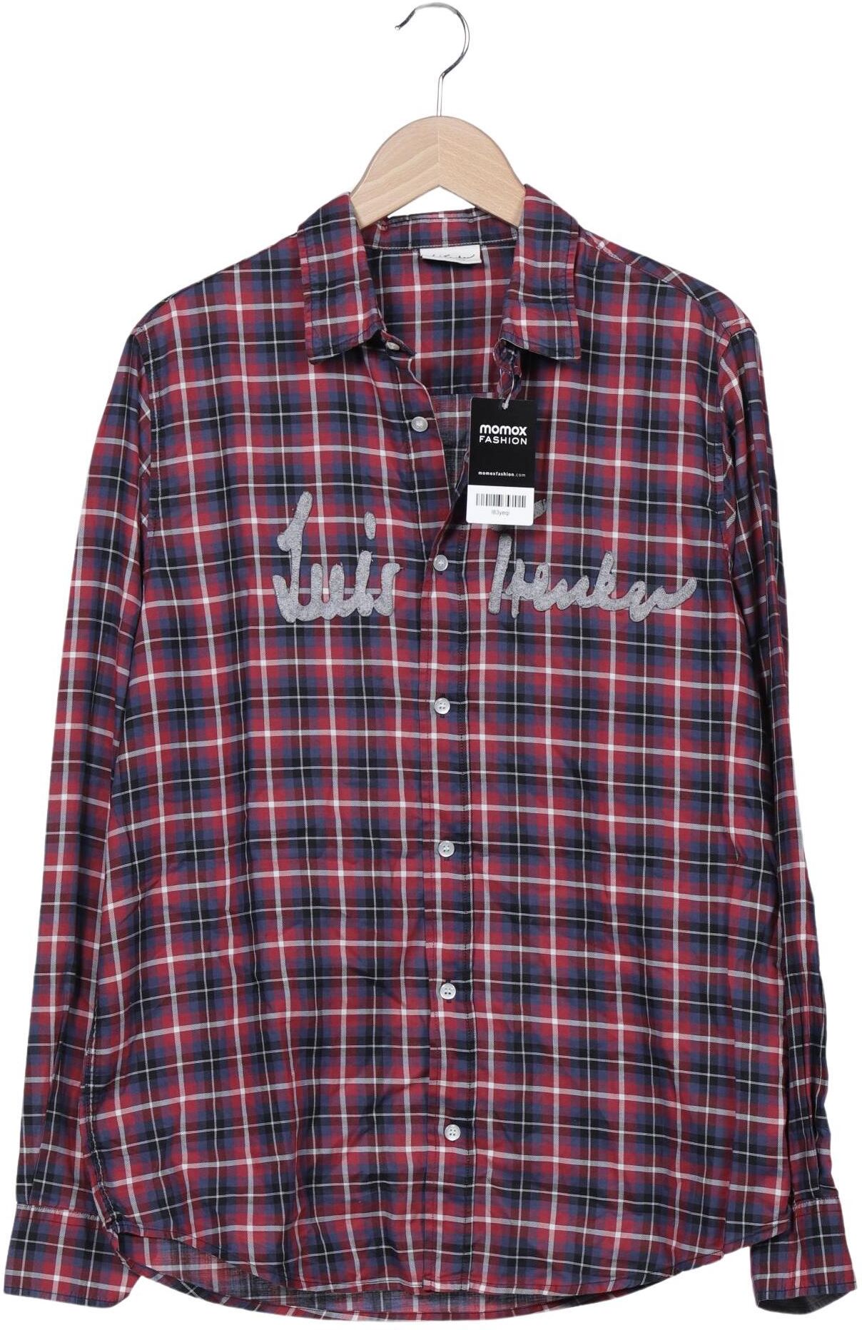 Luis Trenker Herren Hemd, Mehrfarbig, Gr. L, Baumwolle - Second Hand