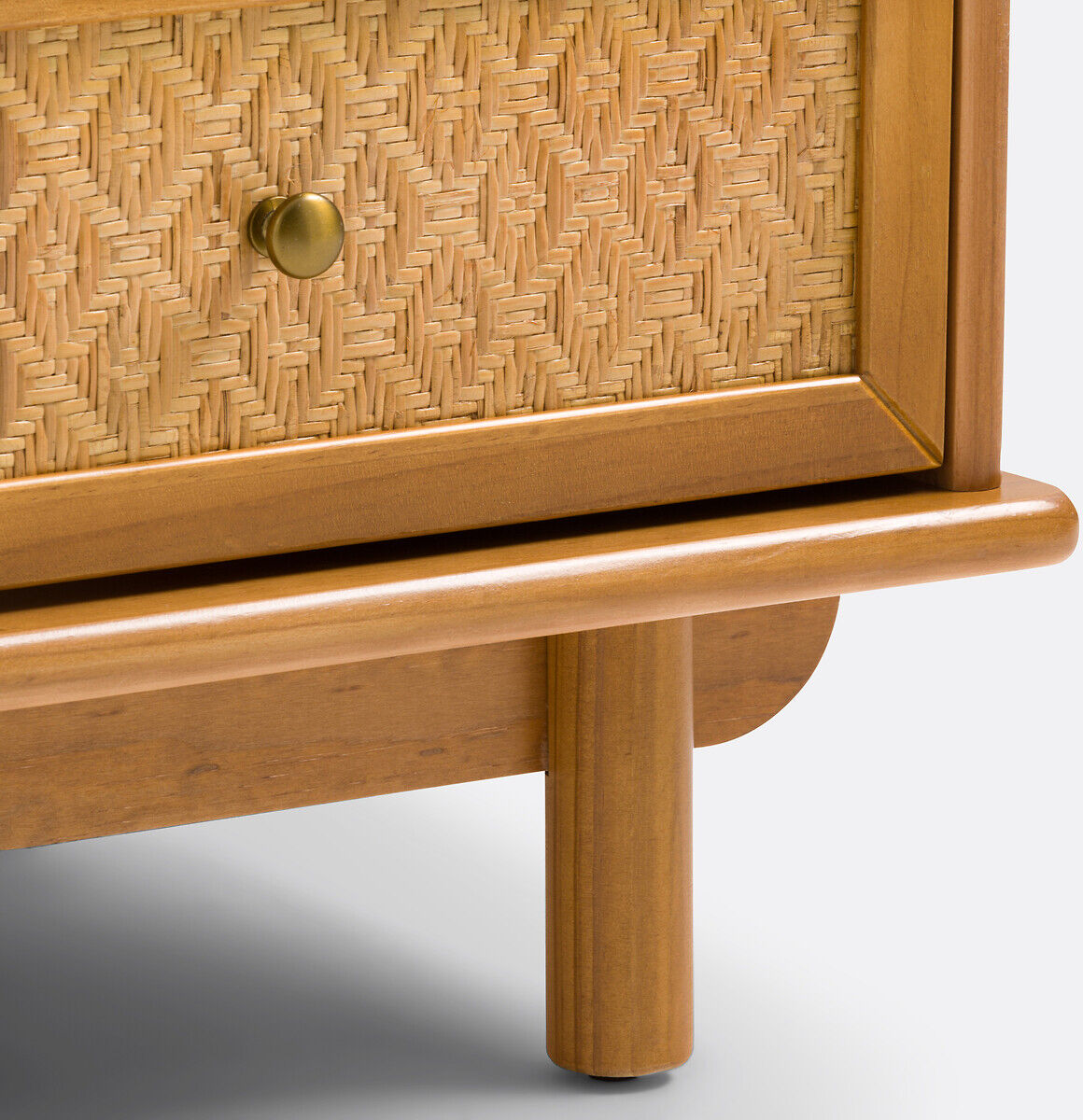 LA REDOUTE INTERIEURS Commode pin massif et cannage, Orient