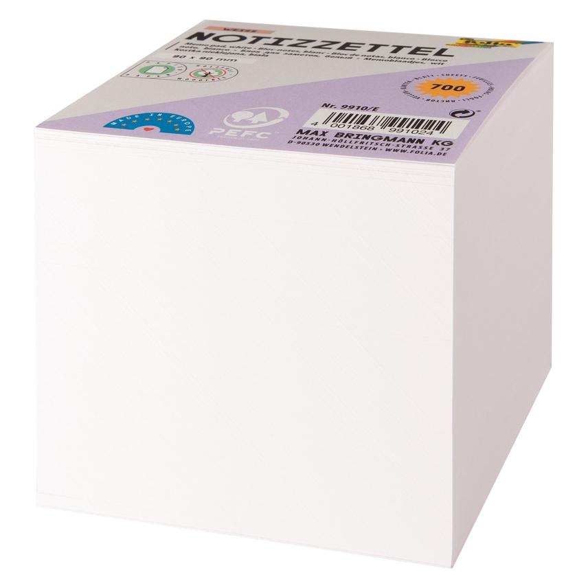 Folia Ersatzzettel zu Zettelboxen (90 x 90 mm) (9910/E)