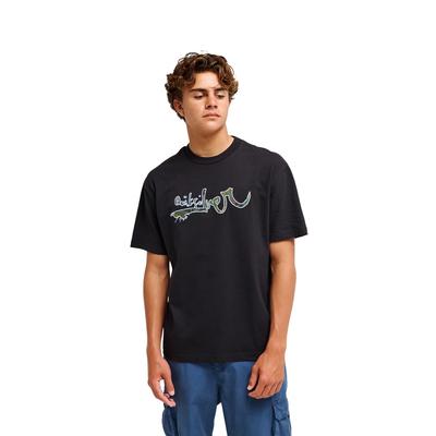 T-Shirt QUIKSILVER "YG Vortex", Herren, Gr. M, schwarz, Obermaterial: 100% Baumwolle., Shirts T-Shirt