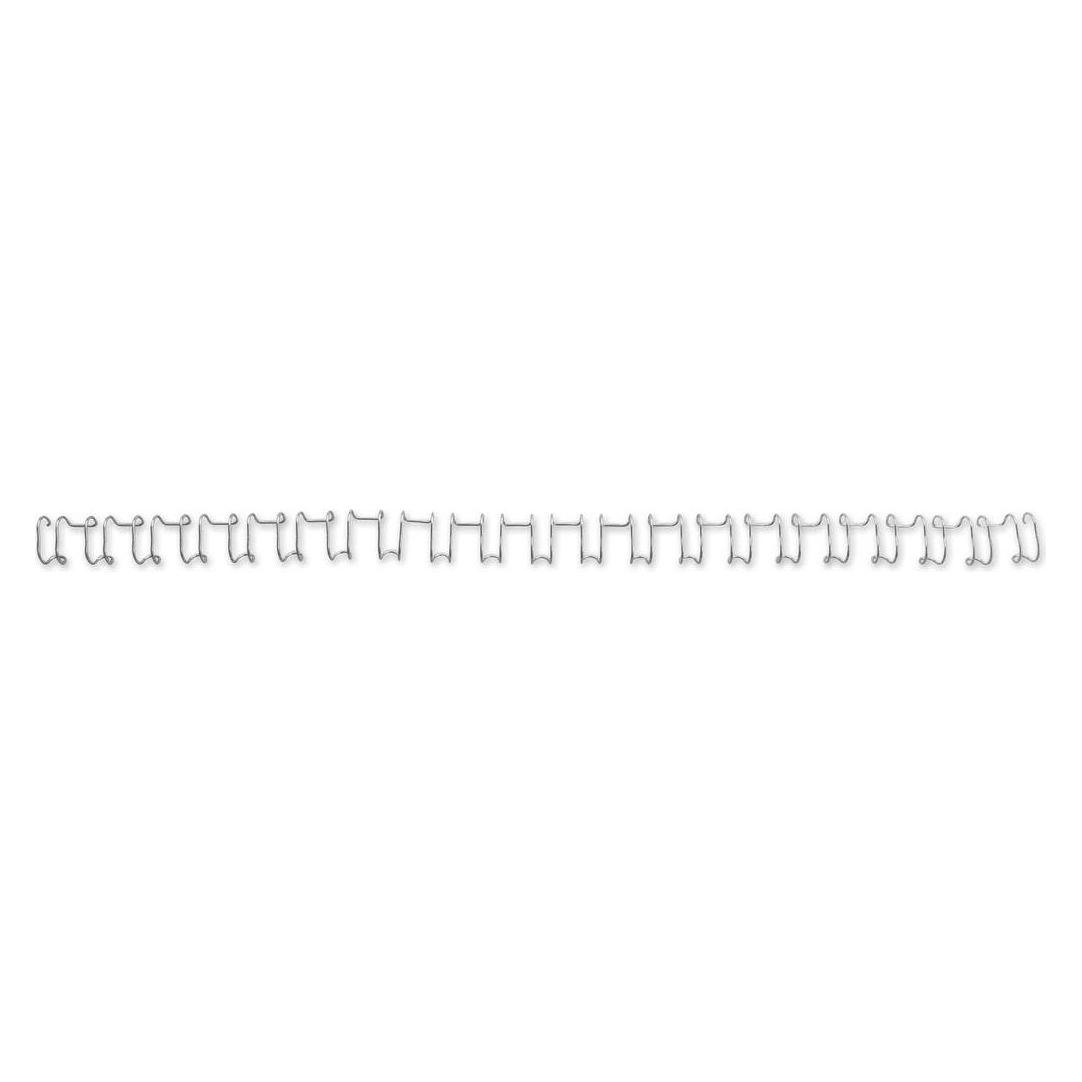 GBC Binderücken Draht, 12 mm, 21 Ringe, silber (IB161230)