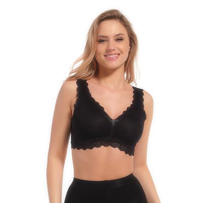 Bustier MAGIC BODYFASHION, Damen, Gr. M, N-Gr, schwarz, Obermaterial: 70% Polyamid, 30% Elasthan, BHs Bustier, Nahtlose Verarbeitung für ein unsichtbares Aussehen