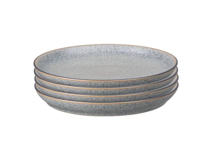 Denby Assiette Studio Grey coupe 26cm Lot de 4 Granite