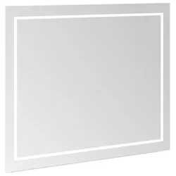 Villeroy & Boch Finion Spiegel, mit LED- Beleuchtung und Wandbeleuchtung, 1000x750x45mm, G6001000