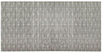 Fasade FASÄDE Ripple Vertical 4-foot x 8-foot PVC Wall Panel in Crosshatch Silver