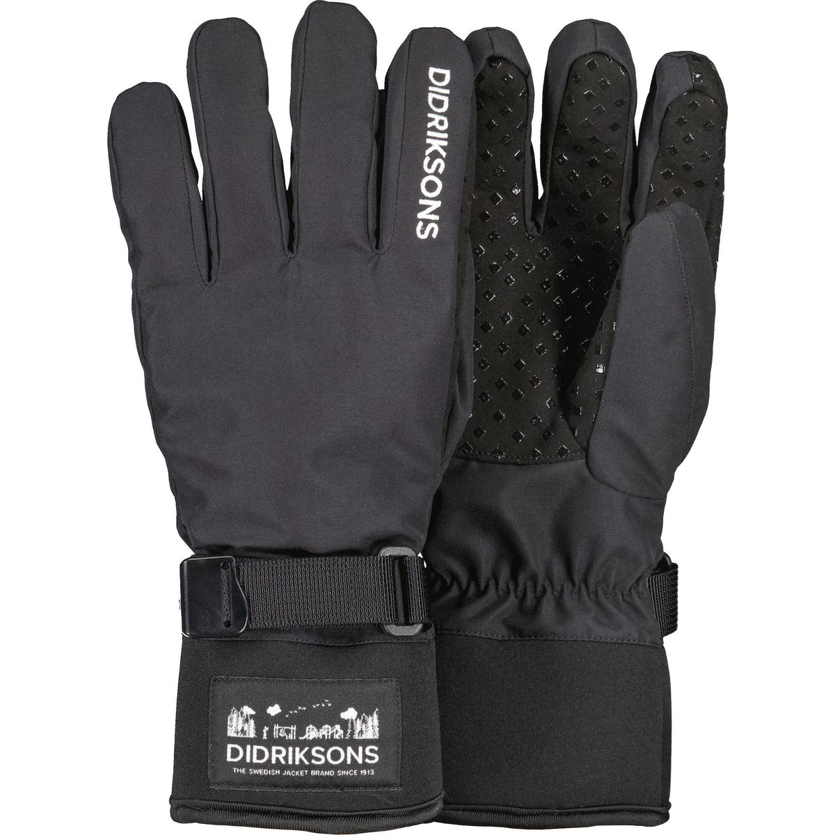 Didriksons Lovas Five FI Glov 2 black (060) 6 505600060206
