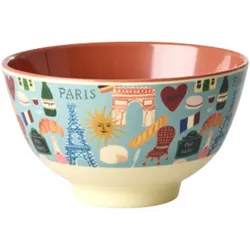 RICE Melamin Schale Paris Mon Amour – Klein, H6 Ø11 cm, 300 ml
