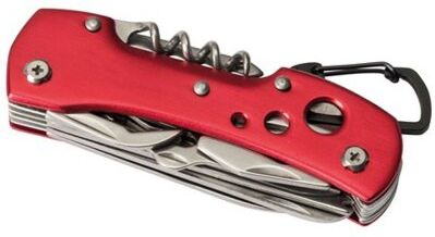 Coltellino STRONG HELPER 12 funzioni Alluminio/Acciaio inox 9,5cm Personalizzate o neutre