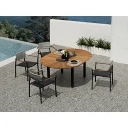 Zebra Yobex-Catax Gartenmöbel-Set Tisch 135x135-185cm
