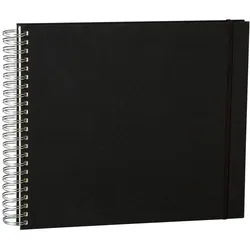 Semikolon, Fotoalbum, Fotoalbum Maxi Mucho Schwarz, Cremefarbige Seiten (30 x 34.50 cm)
