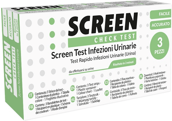 Screen Italia Screen Test Infezioni Vie Urinarie 3 Pezzi