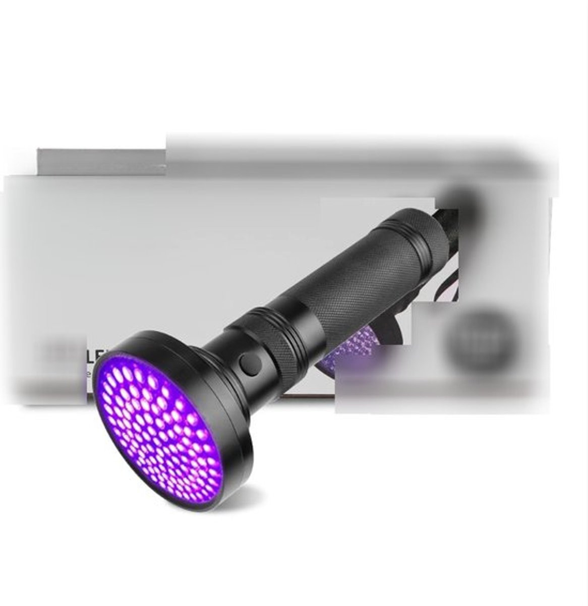 Zaklamp met zwart licht, 100 LED's, draagbare detector voor het opsporen van dierenvlekken en bedwantsen, stijl 3