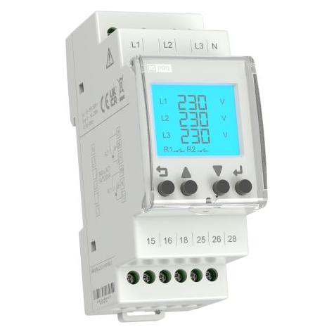 RS PRO Phasen-/Spannungsüberwachungsrelais (766925)