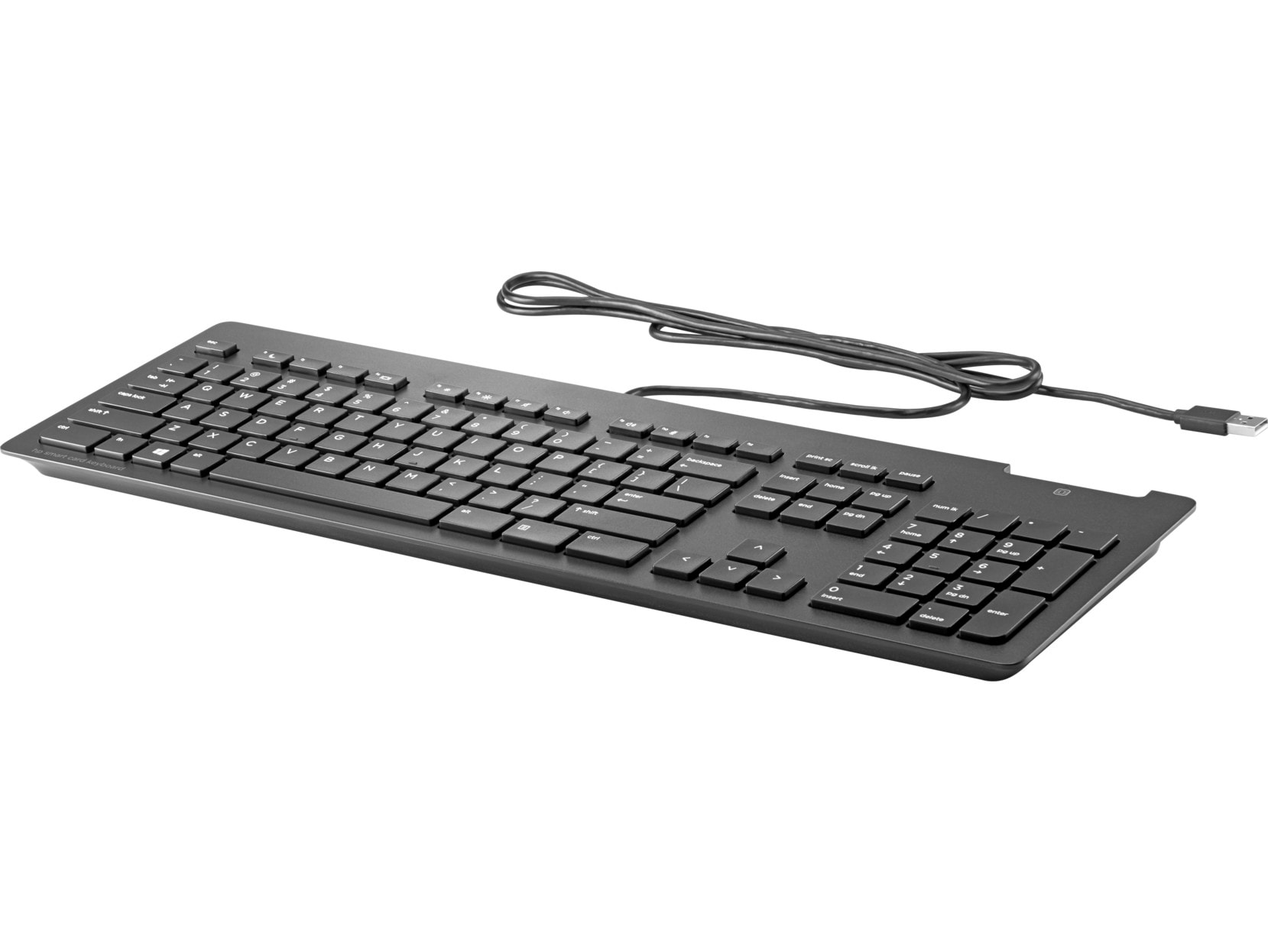 HP Business-Slim-Smart Card Tastatur kabelgebunden, Schwarz