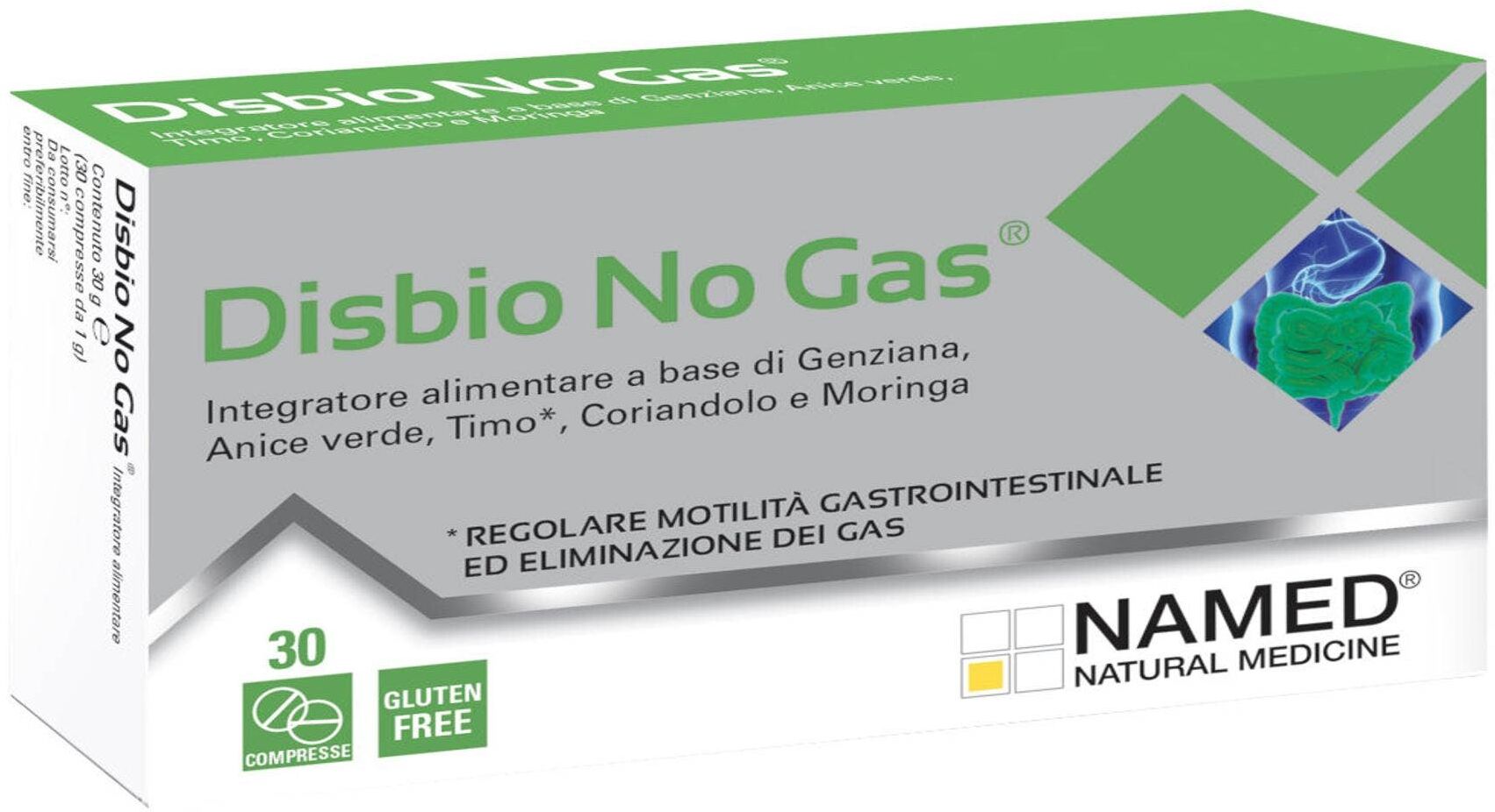 NAMED Disbio No Gas® 30 Compresse 