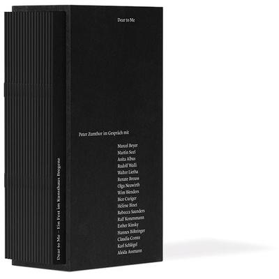 Dear to Me, Geheftet von Peter Zumthor, Scheidegger & Spiess, 978-3-03942-009-4