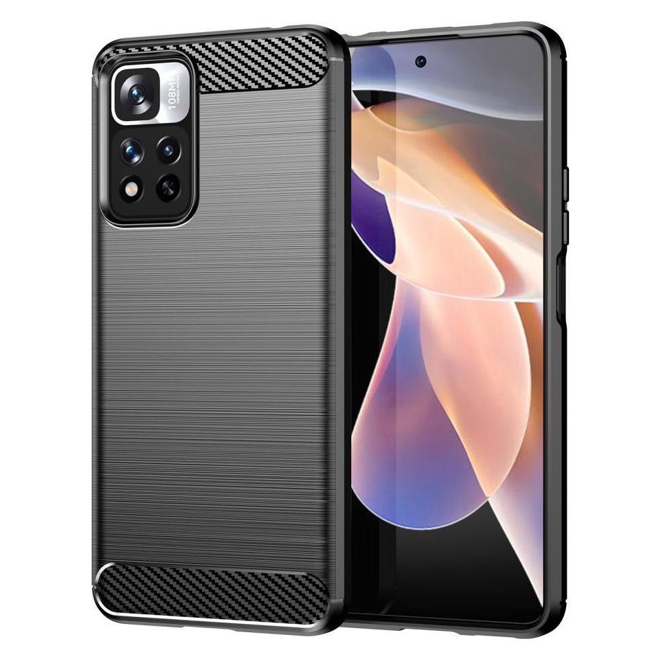Hurtel Carbon Case flexible Schutzhülle Xiaomi Redmi Note 11 Pro+ 5G (China) / 11 Pro 5G (China) / Mi11i Hy (Xiaomi Mi 11i, Xiaomi Redmi Note 11 Pro 5G, Xiaomi Redmi Note 11 Pro+ 5G) (1404978613)