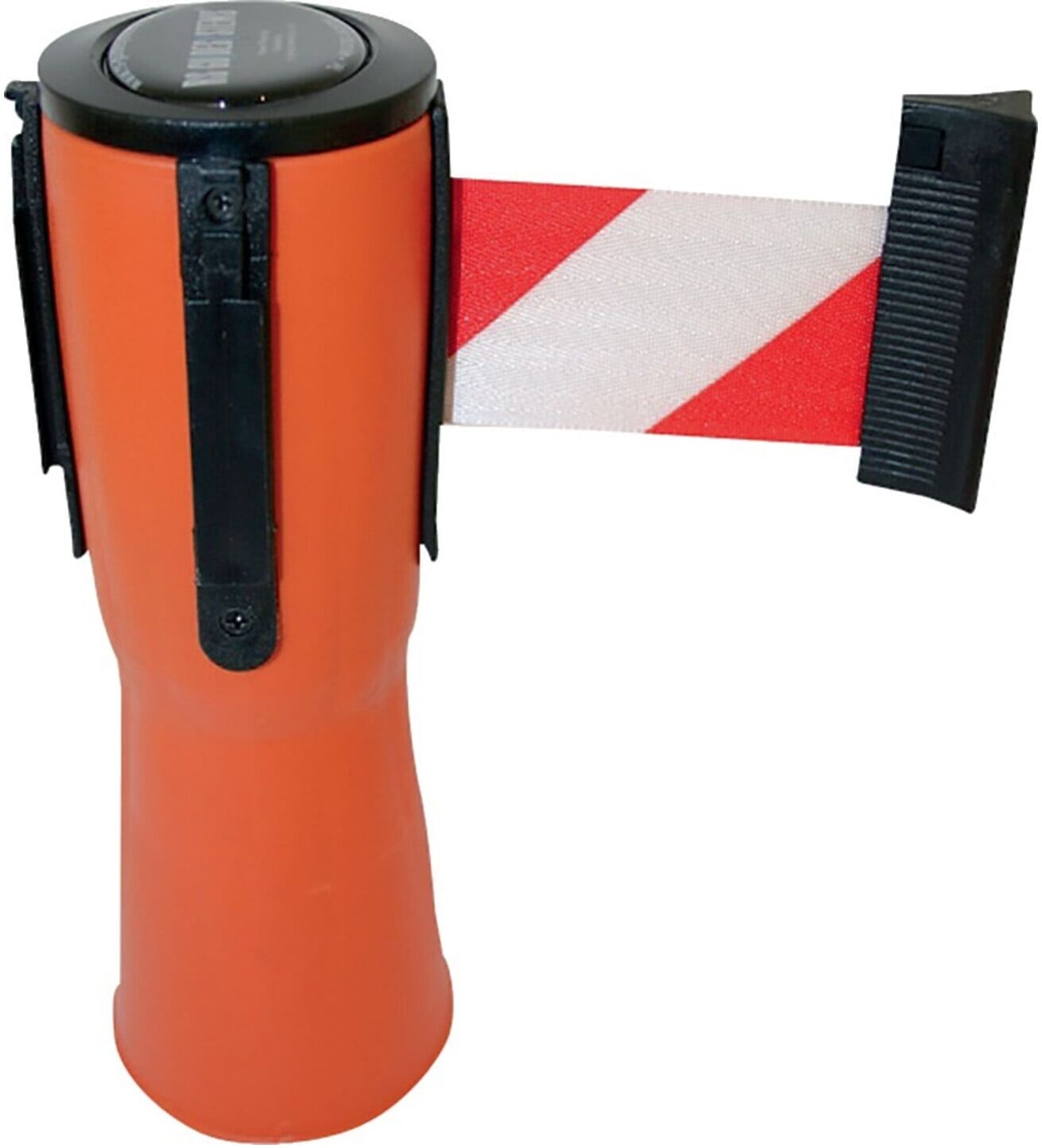RS-GUIDESYSTEMS Leitkegelaufsatz orange, Gurtlänge: 4m Gurt: rot-weiß, diagonal gestreift (GLL 900/17-4,0)
