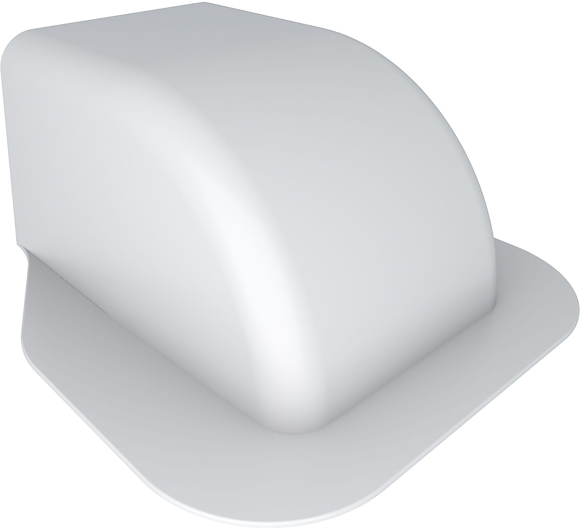 Tecnomat CURVA PASSAGGIO MURO PER CANALE CLIMA 125x75 mm BIANCO