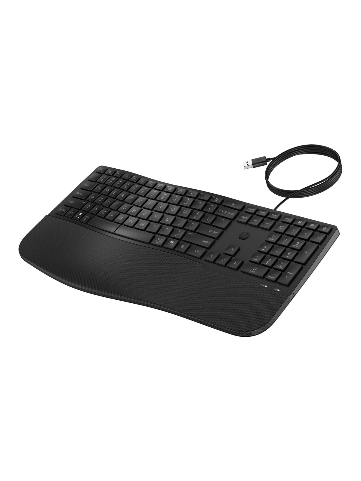 HP 480 Comfort - Tastatur - Englisch - Schwarz