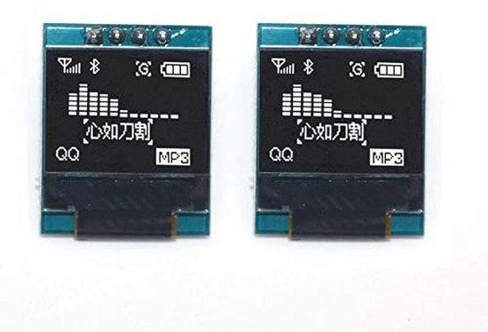 2 Stuks 6.6 inch OLED Display Module 64x48 Scherm IIC I2C voor Arduino