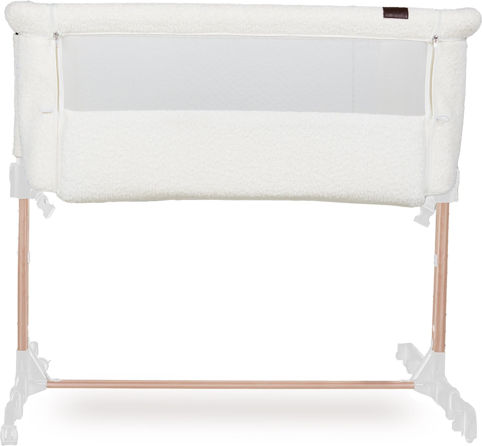 Beistellbett "Quax Side-By-Side", Baby, Gr. B/H/L: 95cm x 86cm, kein Härtegrad, beige (crème), Aluminium, Polyester, Babybetten Beistellbett crème B/H/L: 95cm x 86cm, kein Härtegrad