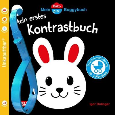 Baby Pixi (unkaputtbar) 181: Mein Baby-Pixi-Buggybuch: Mein erstes Kontrastbuch ab 3 Monaten, Taschenbuch von , Carlsen, 978-3-551-06346-5