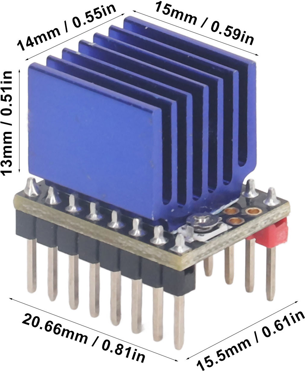 Gistuch Ultra Silent Stepstick 2,5 A UART Nema17 stappenmotortrigger module voor TMC2208