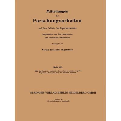 Die Ursache der zusätzlichen Eisenverluste in umlaufenden glatten Ringankern, Taschenbuch von Julius Wild, Springer Berlin, 978-3-662-01868-2