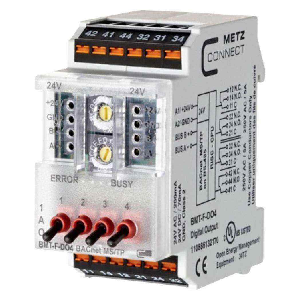 Metz Connect Metz 110886132170 BMT-F-DO4 BACnet MS/TP (110886132170)