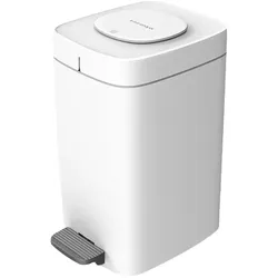 Joybos Mülleimer 15 L quadratisch mit Fuß, enthält 30 Müllsäcke.