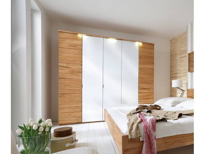 Kleiderschrank Merkur mit 5 Türen in Buche oder Kernbuche – 3%-Vorkasse-Rabatt
