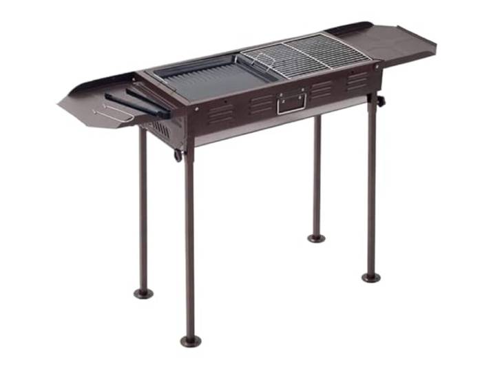 Holzkohlegrill Outdoor-Holzkohlegrill Aus Edelstahl, Tragbar, Zusammenklappbar, Campinggrill Für Picknick-Herd Grill für Garten