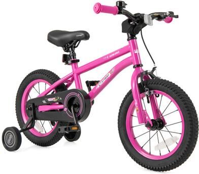 Costway 14 Inch Kids Bike for 3-5 Years Old Adjustable with Removable Training Wheels