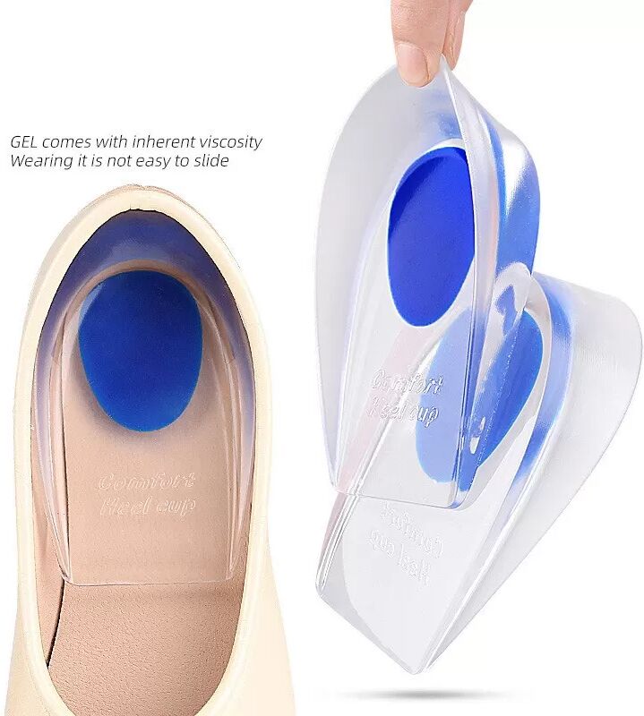 INF Semelles Talonnettes en GEL Augmentant la Hauteur - Confort, Amorti et Soutien 1.5 cm